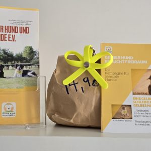 Gelbe Schleife - wasserfest